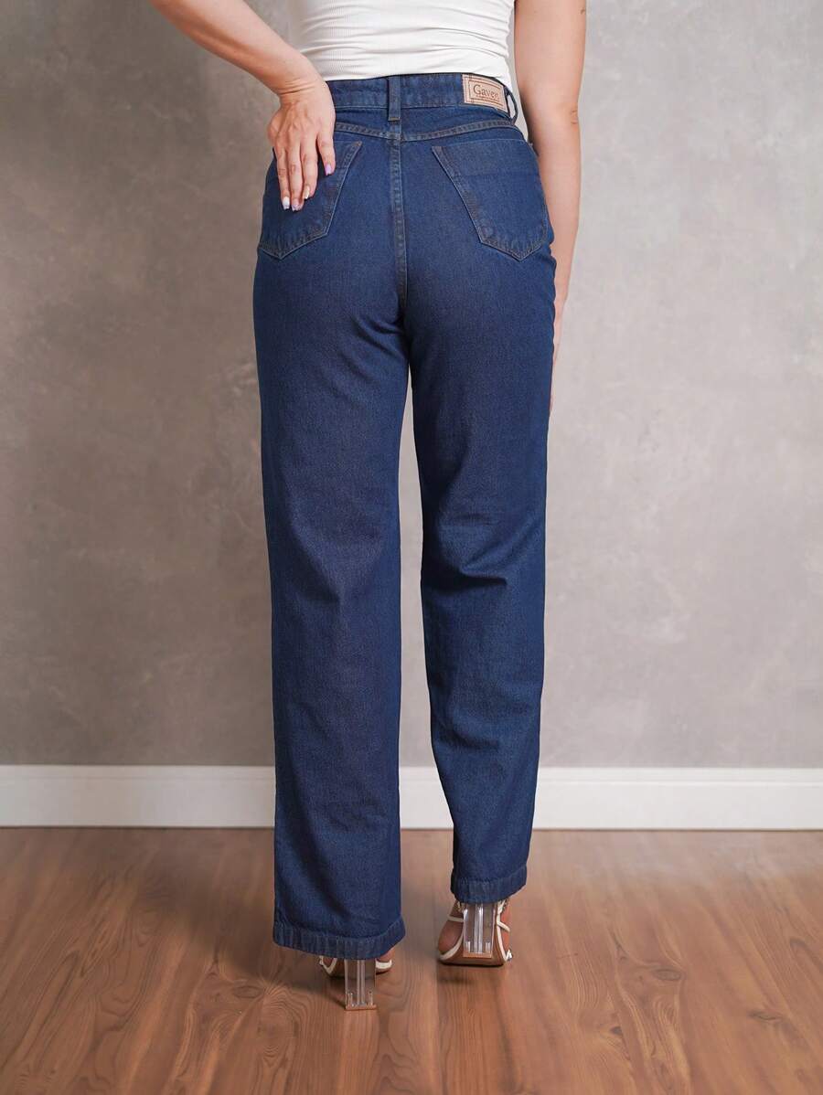 Calça Jeans Feminina Wide Leg