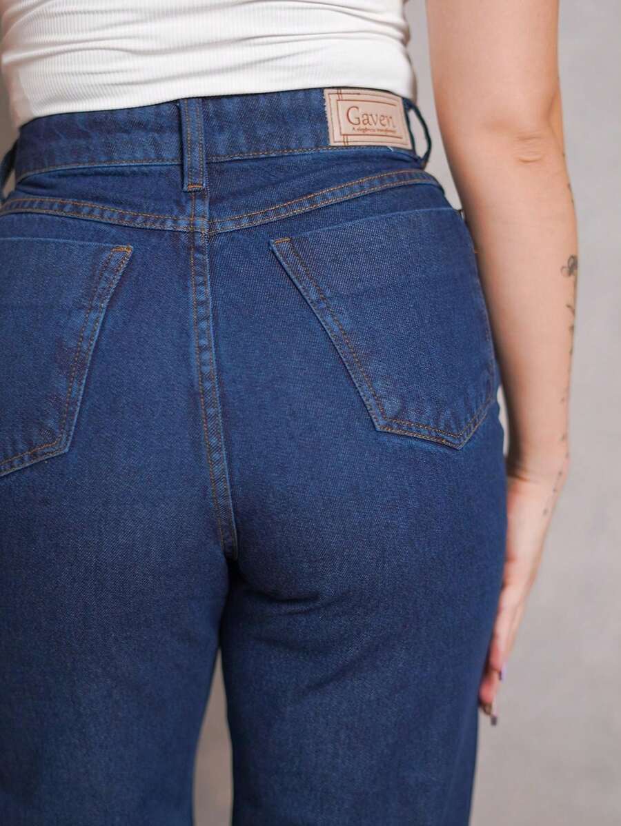 Calça Jeans Feminina Wide Leg